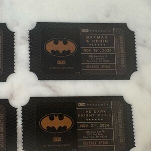 KITH X BATMAN & ROBIN Collectors AMC Ticket Stub 11/19